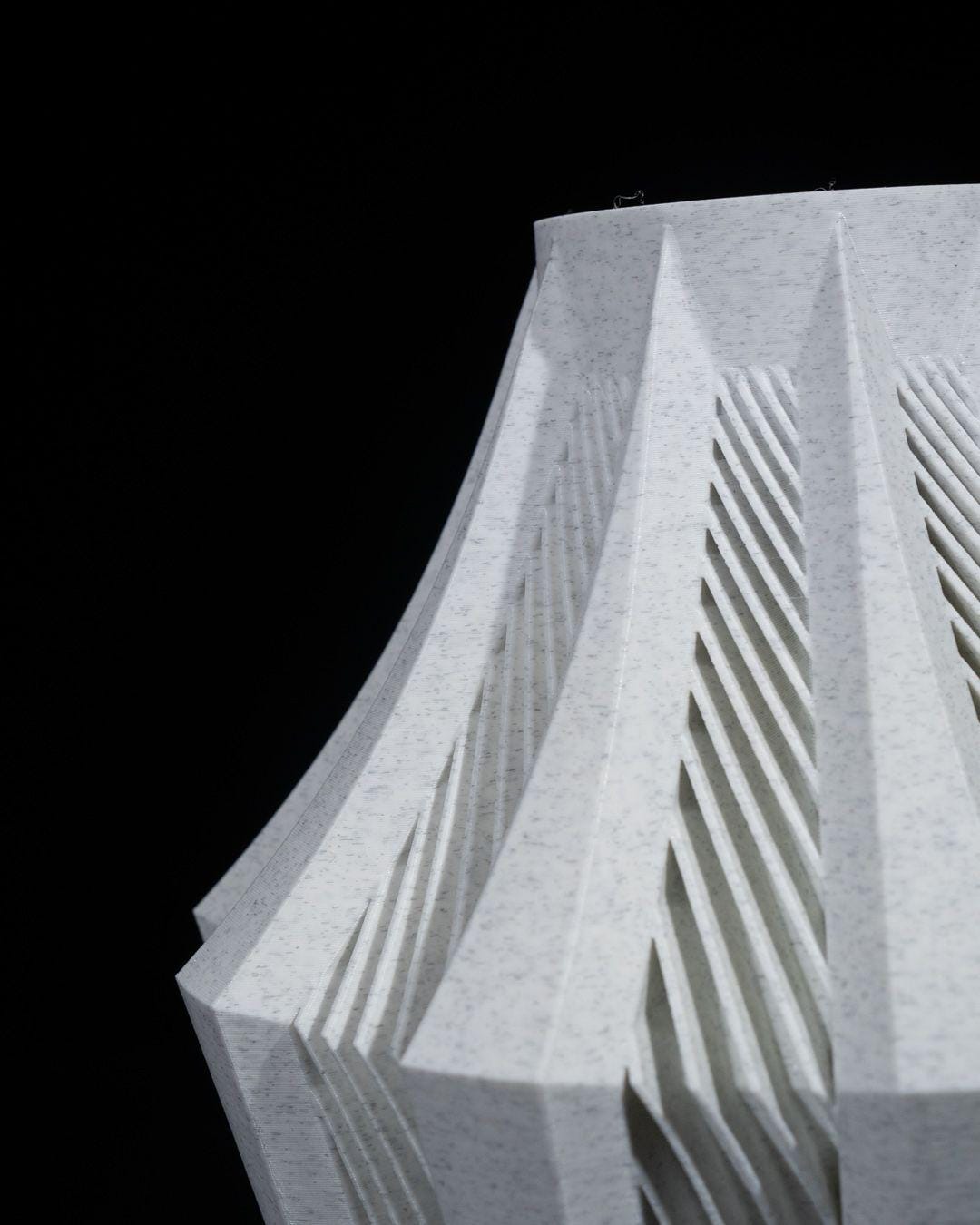 Walo Vase – Vaso geometrico moderno stampato in 3D | Arredamento minimalista per la casa, scultura contemporanea, regalo di design