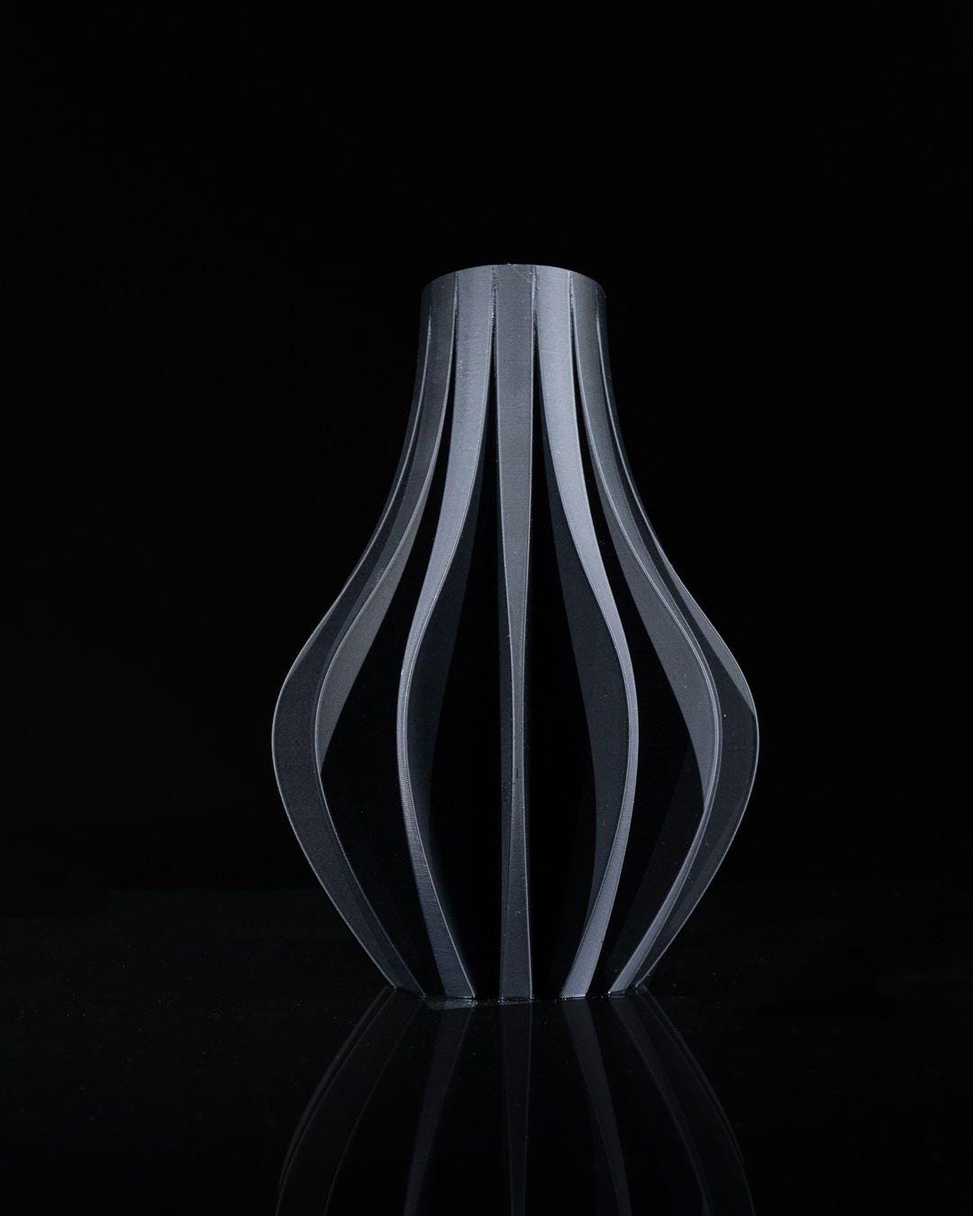 Zolara Vase – Vaso decorativo moderno stampato in 3D | Decorazione scultorea per la casa, pezzo d'arredo minimalista