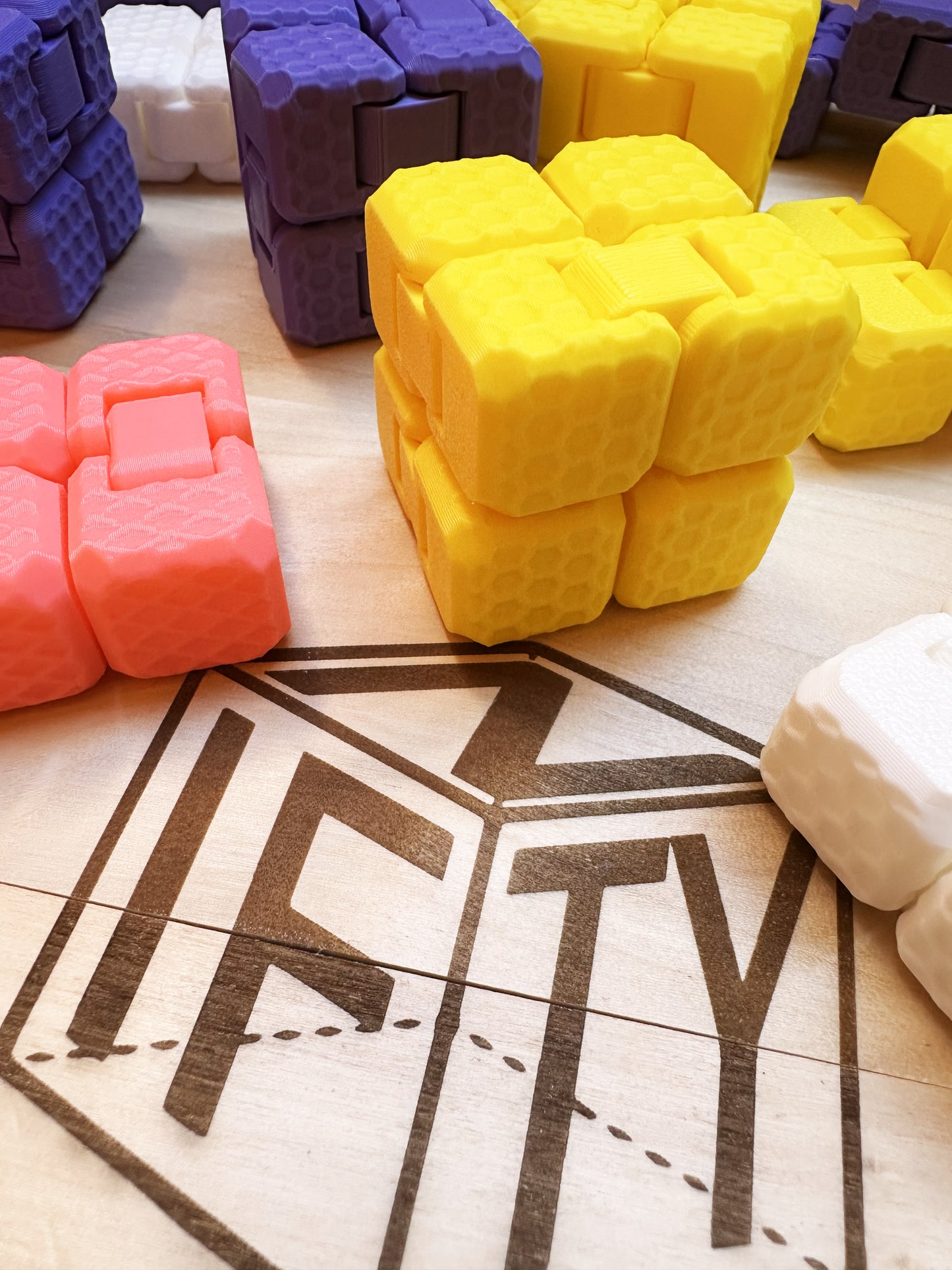 Fidget Cubo Perpetuo - Stampanto in 3D in tantissimi colori