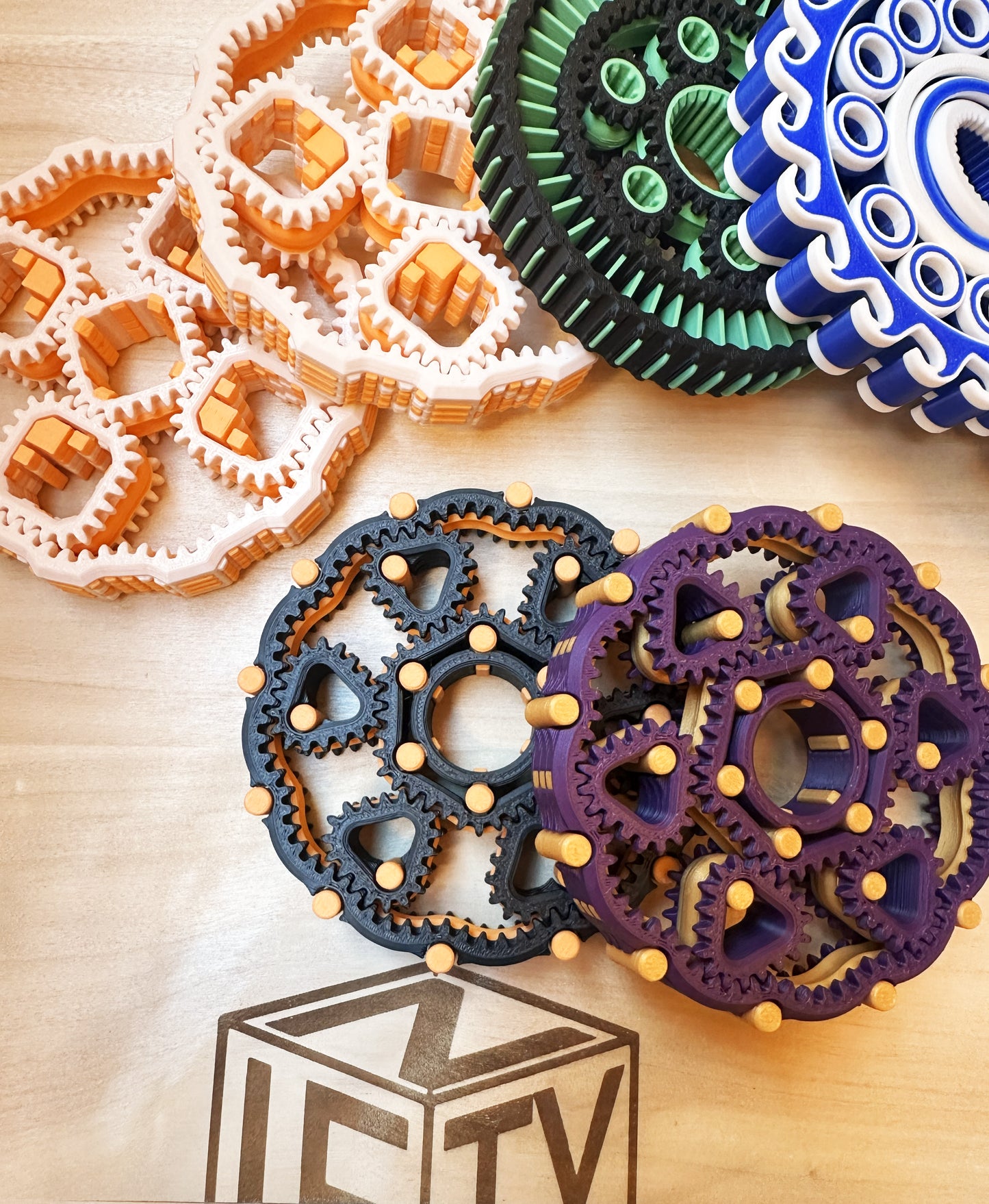 Fidget Planetario Geometrico - Alta velocità stampanto in 3D