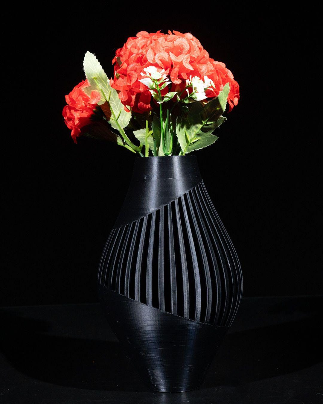 Rinex Vase – Elegante vaso geometrico stampato in 3D, moderno elemento decorativo per la casa, pezzo scultoreo architettonico