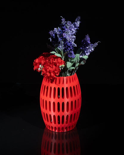 Havas Vase – Vaso geometrico moderno stampato in 3D, arredamento contemporaneo per la casa e pezzo decorativo scultoreo
