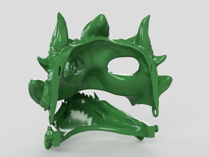 Maschera di Drago - File STL per Stampante 3D - Costume Unico e Personalizzabile per Cosplay e Feste