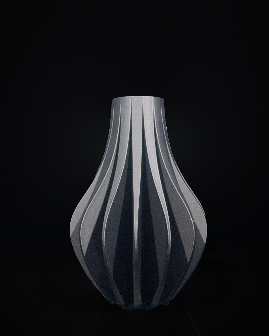 Zolara Vase – Vaso decorativo moderno stampato in 3D | Decorazione scultorea per la casa, pezzo d'arredo minimalista