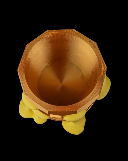 Honeycomb Planter – Vaso a nido d'ape stampato in 3D, design a forma di miele che gocciola, moderno vaso da interni