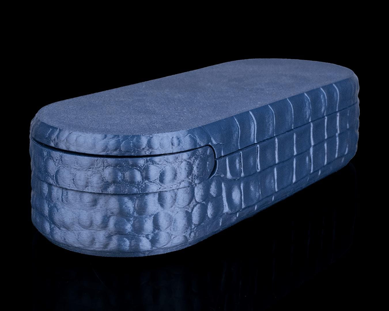 Exotic Croc Kit – Organizer da scrivania stampato in 3D con texture coccodrillo, elegante decorazione per casa/ufficio, set di accessori unico