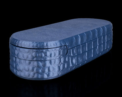 Exotic Croc Kit – Organizer da scrivania stampato in 3D con texture coccodrillo, elegante decorazione per casa/ufficio, set di accessori unico