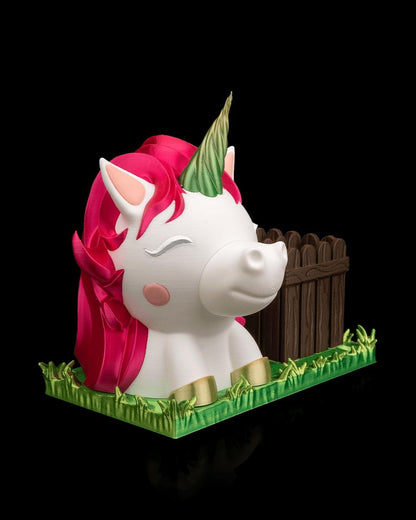 Porta Occhiali e Porta Penne “Ms. Unicorn” – Organizer da Scrivania 3D Kawaii