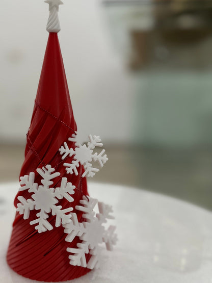 3x Fiocchi di Neve 3D - set di decorazioni di Natale - unique snowflakes decoration