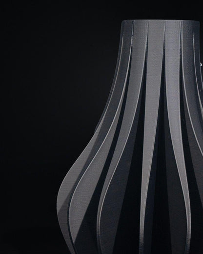 Zolara Vase – Vaso decorativo moderno stampato in 3D | Decorazione scultorea per la casa, pezzo d'arredo minimalista