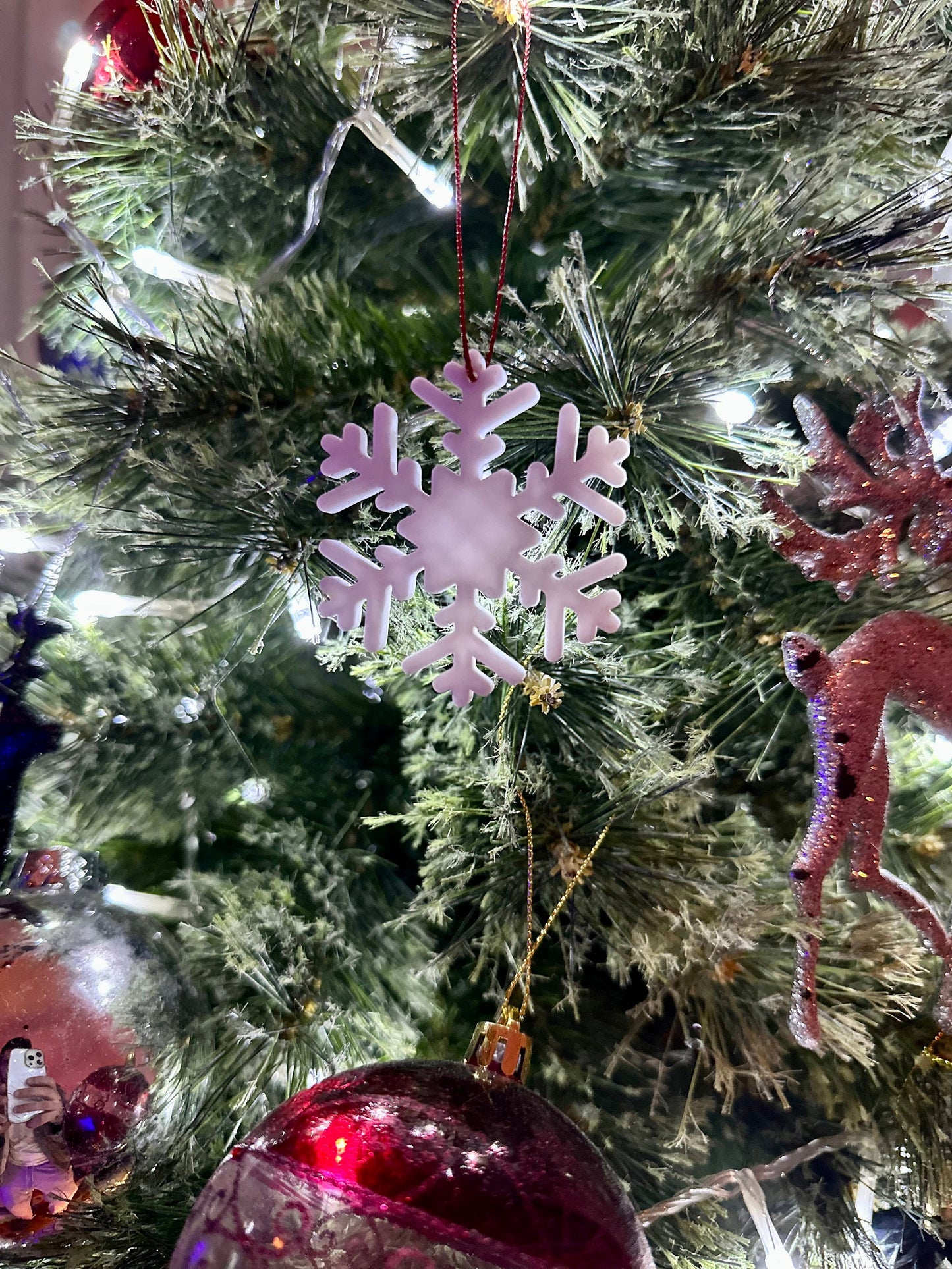 3x Fiocchi di Neve 3D - set di decorazioni di Natale - unique snowflakes decoration