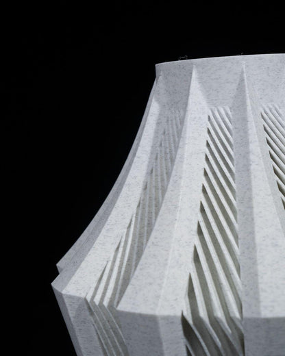 Walo Vase – Vaso geometrico moderno stampato in 3D | Arredamento minimalista per la casa, scultura contemporanea, regalo di design