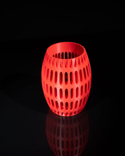 Havas Vase – Vaso geometrico moderno stampato in 3D, arredamento contemporaneo per la casa e pezzo decorativo scultoreo