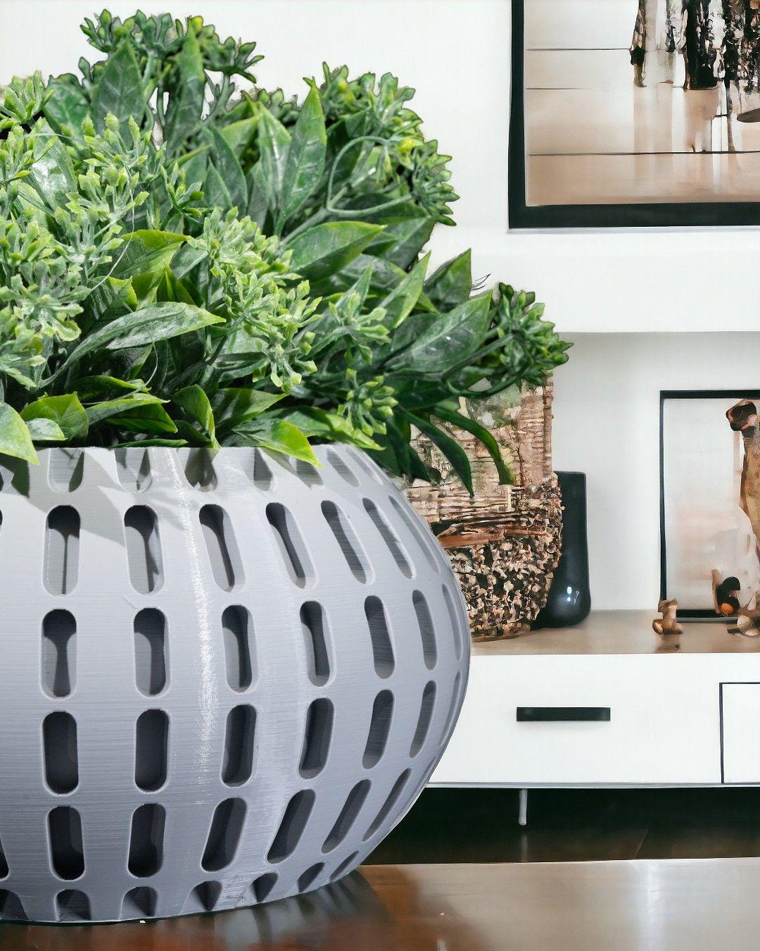 Xander Planter – Moderna fioriera stampata in 3D | Decorazione geometrica per la casa, vaso per piante grasse, portavasi minimalista