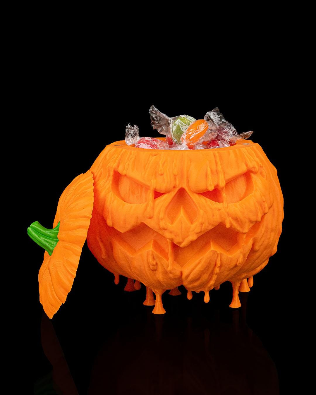 Porta caramelle Melted Treatkeeper - Piatto per caramelle sciolte stampato in 3D, decorazione spettrale di Halloween, ciotola per caramelle unica, accento gotico per la casa, regalo horror