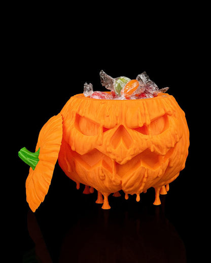 Porta caramelle Melted Treatkeeper - Piatto per caramelle sciolte stampato in 3D, decorazione spettrale di Halloween, ciotola per caramelle unica, accento gotico per la casa, regalo horror
