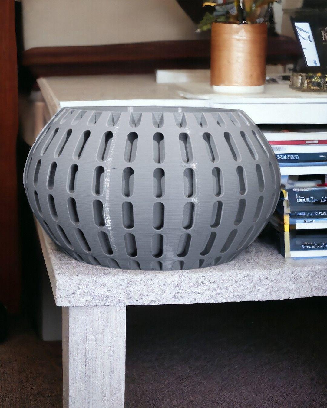 Xander Planter – Moderna fioriera stampata in 3D | Decorazione geometrica per la casa, vaso per piante grasse, portavasi minimalista