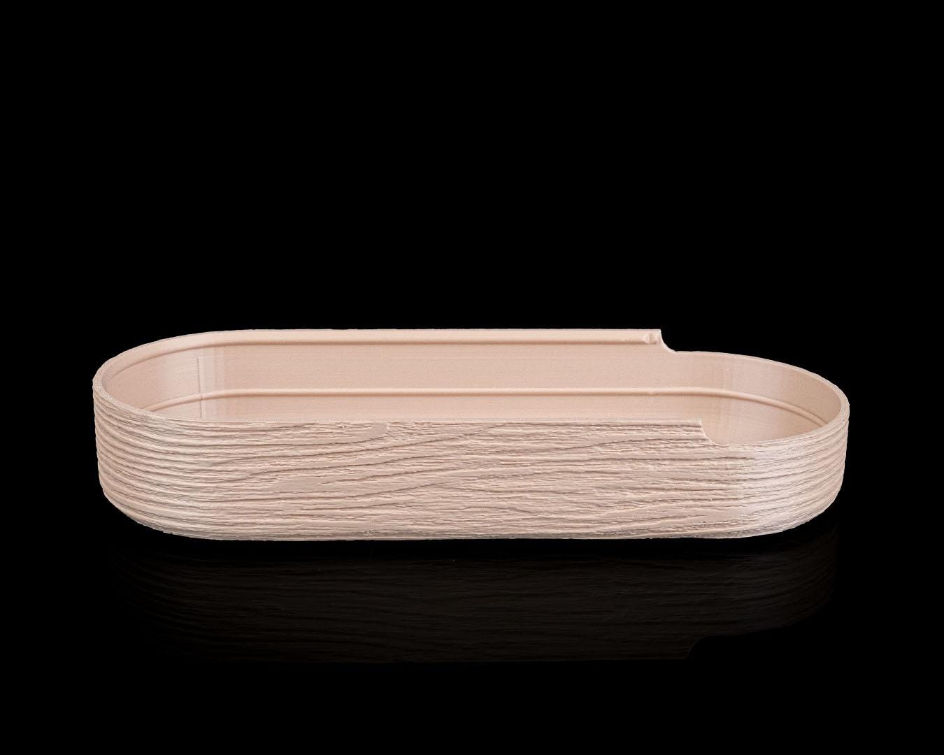 Organizer da Scrivania “Natural Timber Kit” – Set Accessori in Stile Legno per Ufficio e Casa