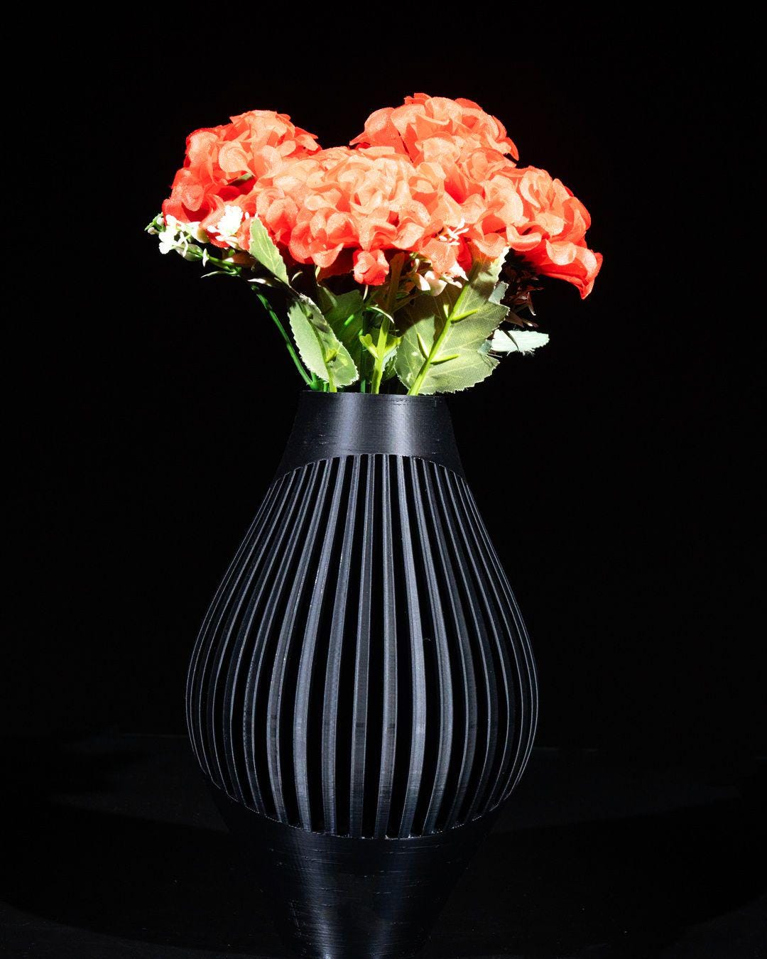 Rinex Vase – Elegante vaso geometrico stampato in 3D, moderno elemento decorativo per la casa, pezzo scultoreo architettonico