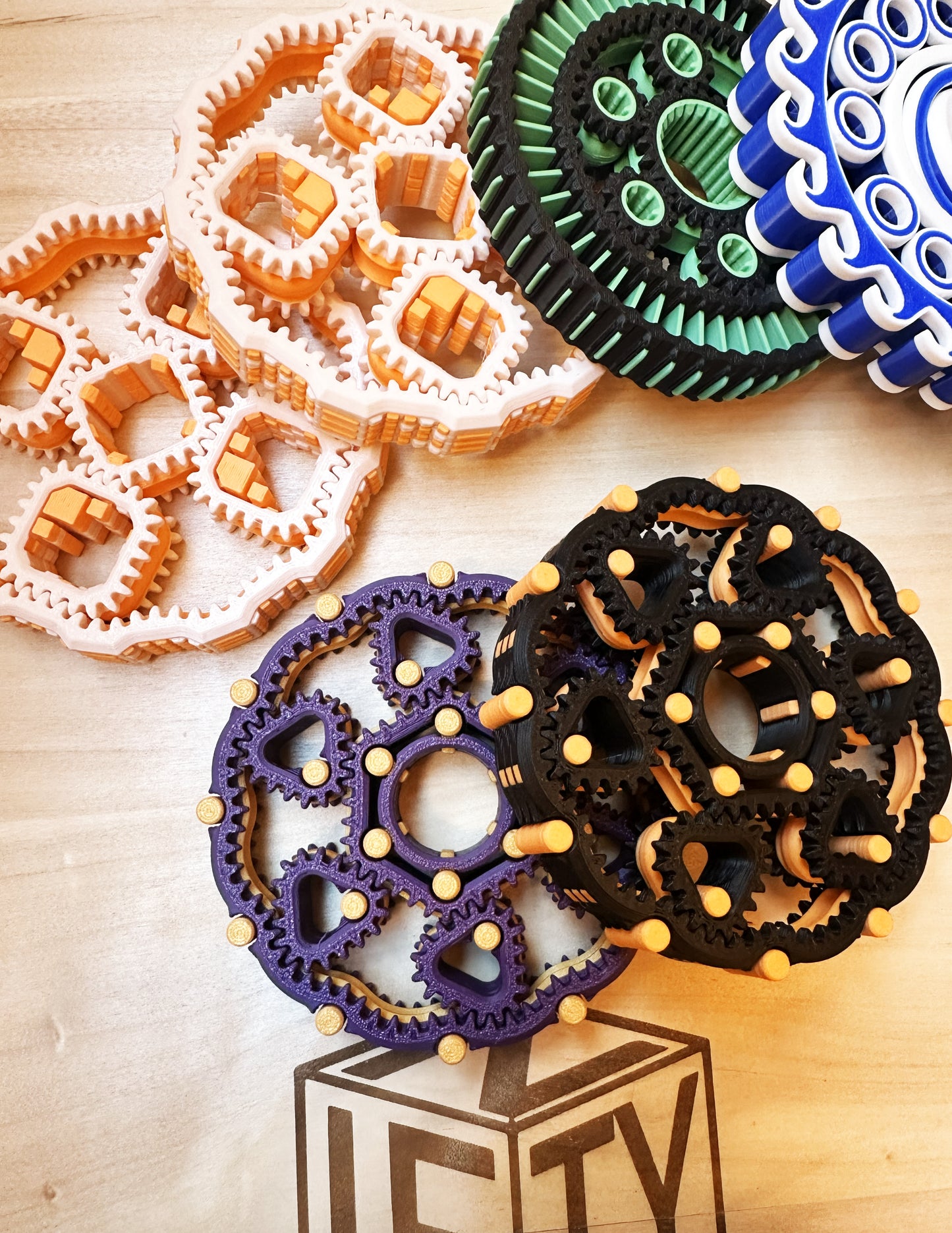 Fidget Planetario Geometrico - Alta velocità stampanto in 3D