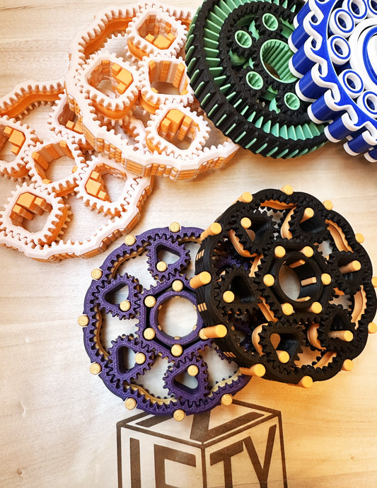 Fidget Planetario Geometrico - Alta velocità stampanto in 3D