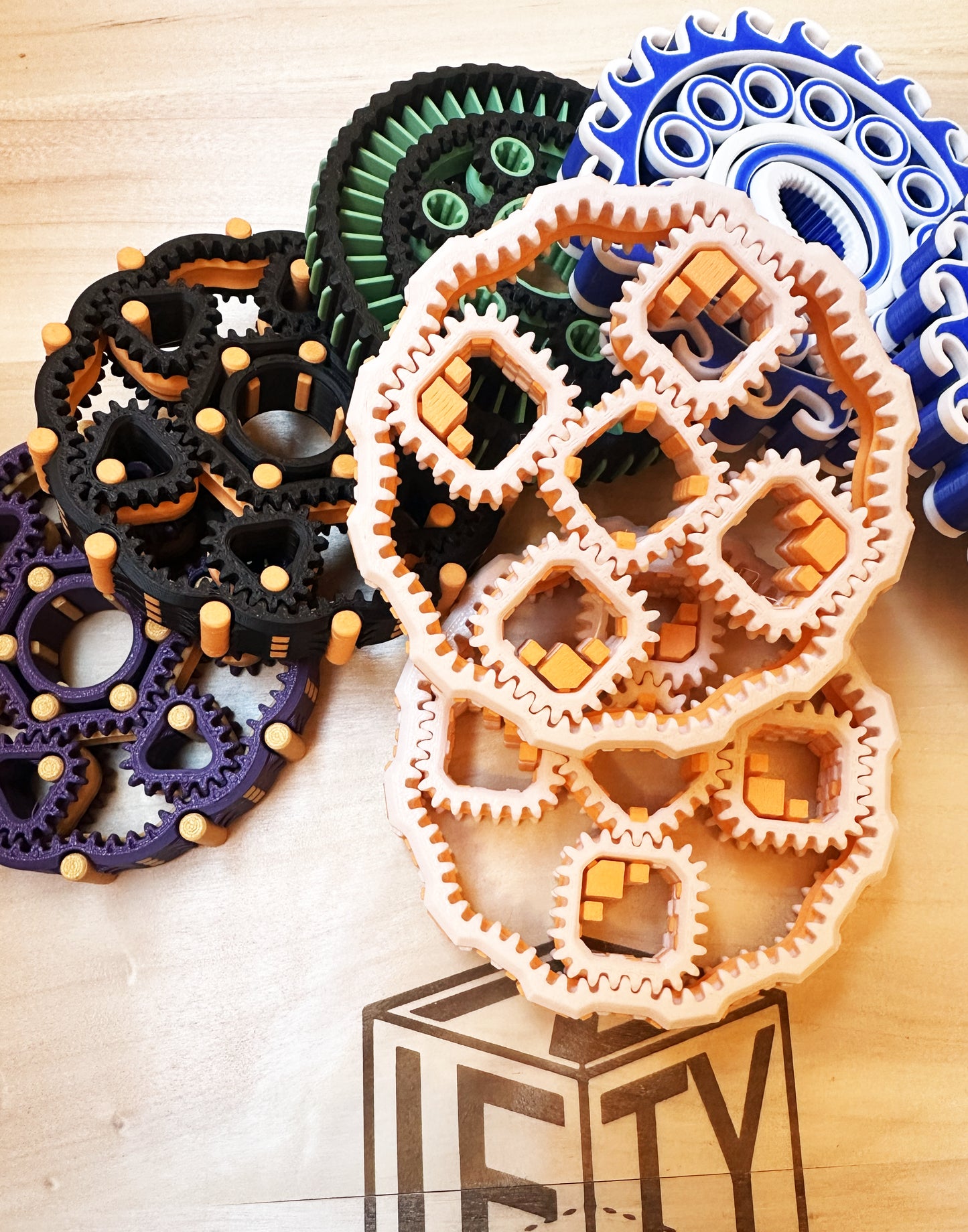 Fidget Planetario Geometrico - Alta velocità stampanto in 3D