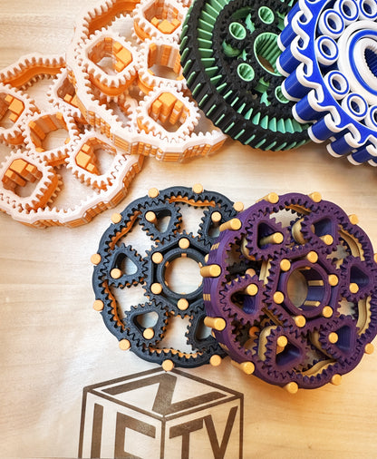 Fidget Planetario Geometrico - Alta velocità stampanto in 3D