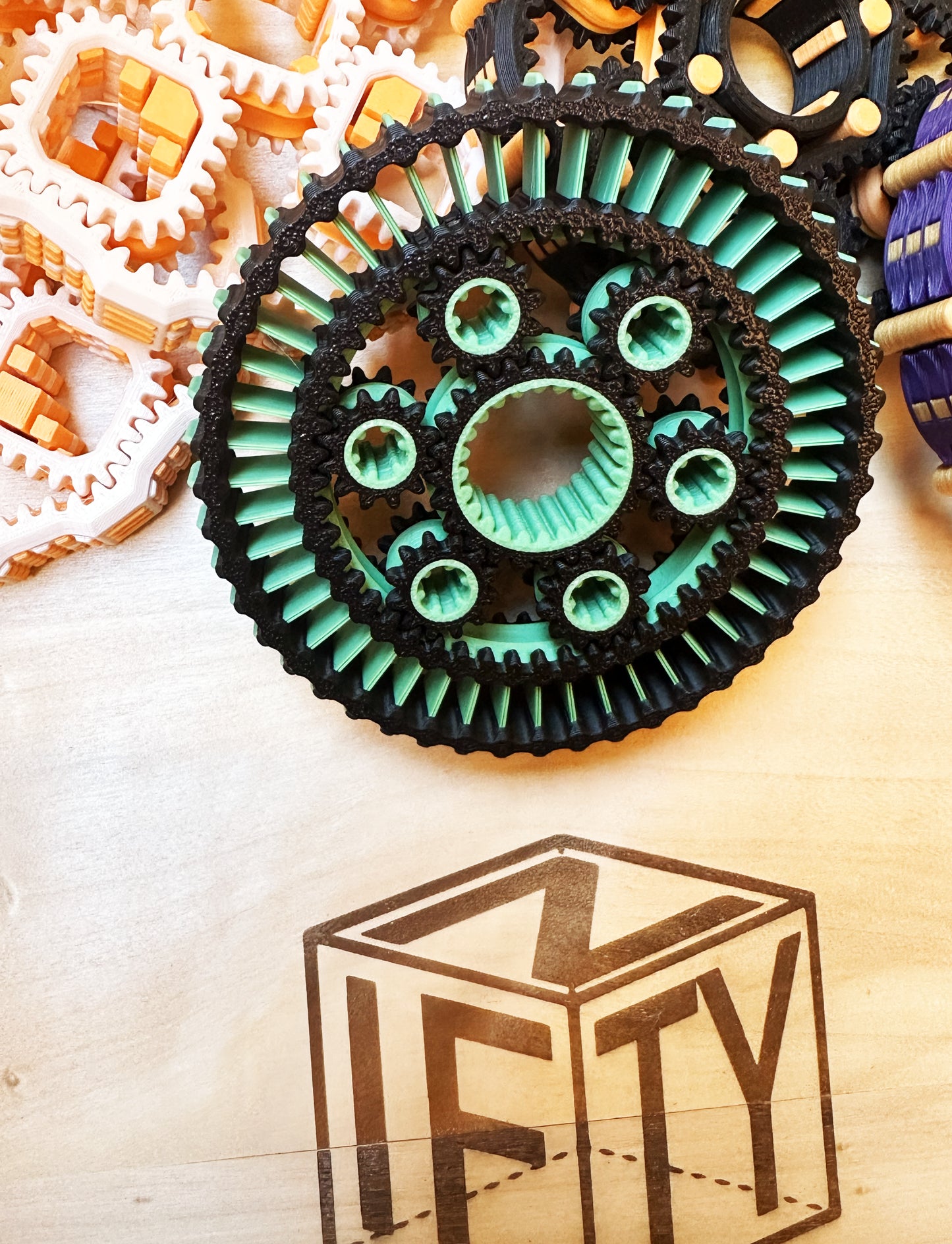 Fidget Planetario Geometrico - Alta velocità stampanto in 3D