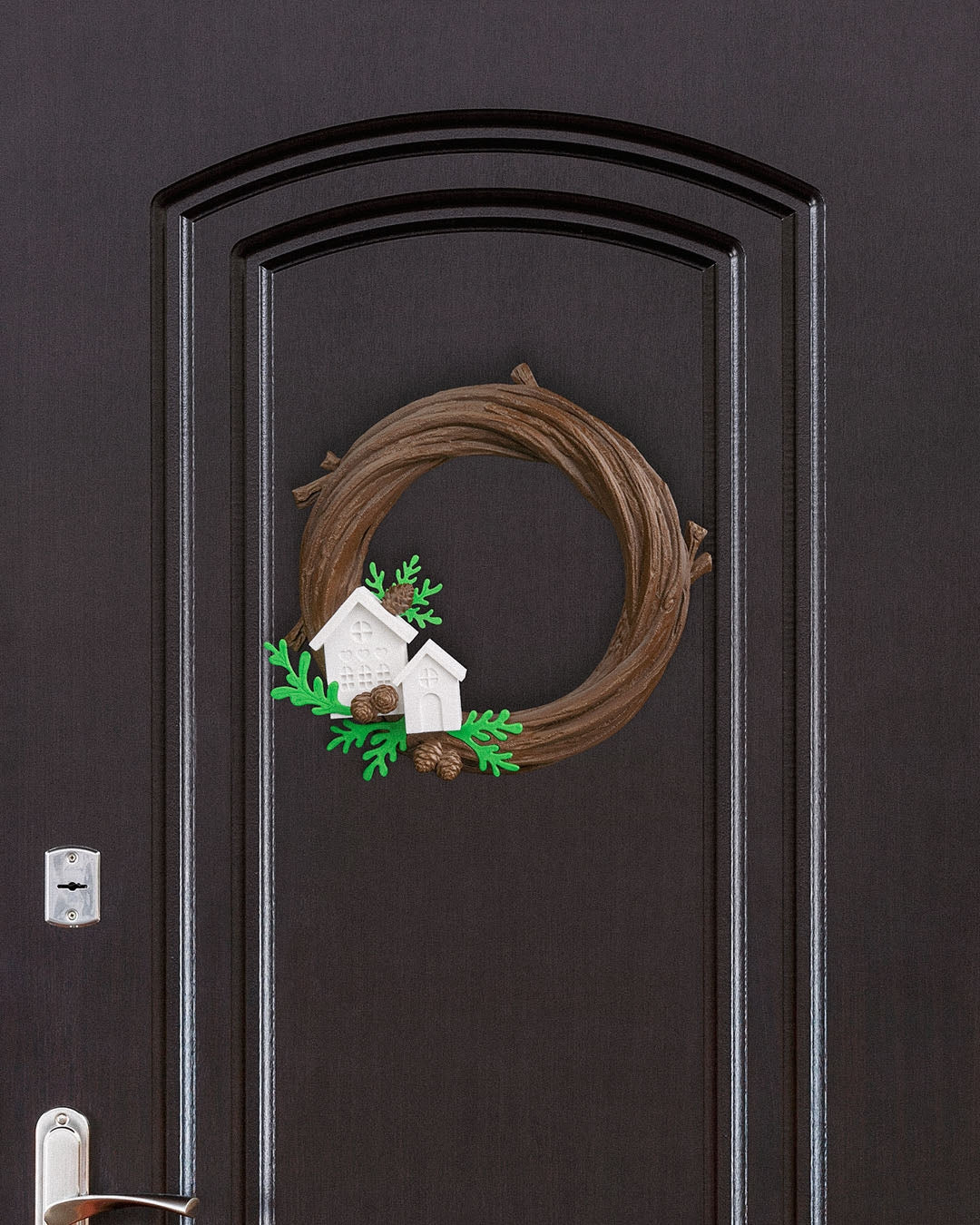 Ghirlanda Natale e Natura – Decorazione Natalizia Stampata in 3D