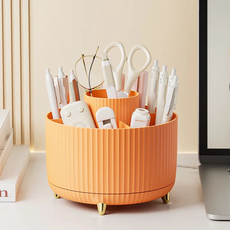 Organizer da tavolo con rotazione a 360° - Molto capiente ed elegante, ideale per prodotti da trucco