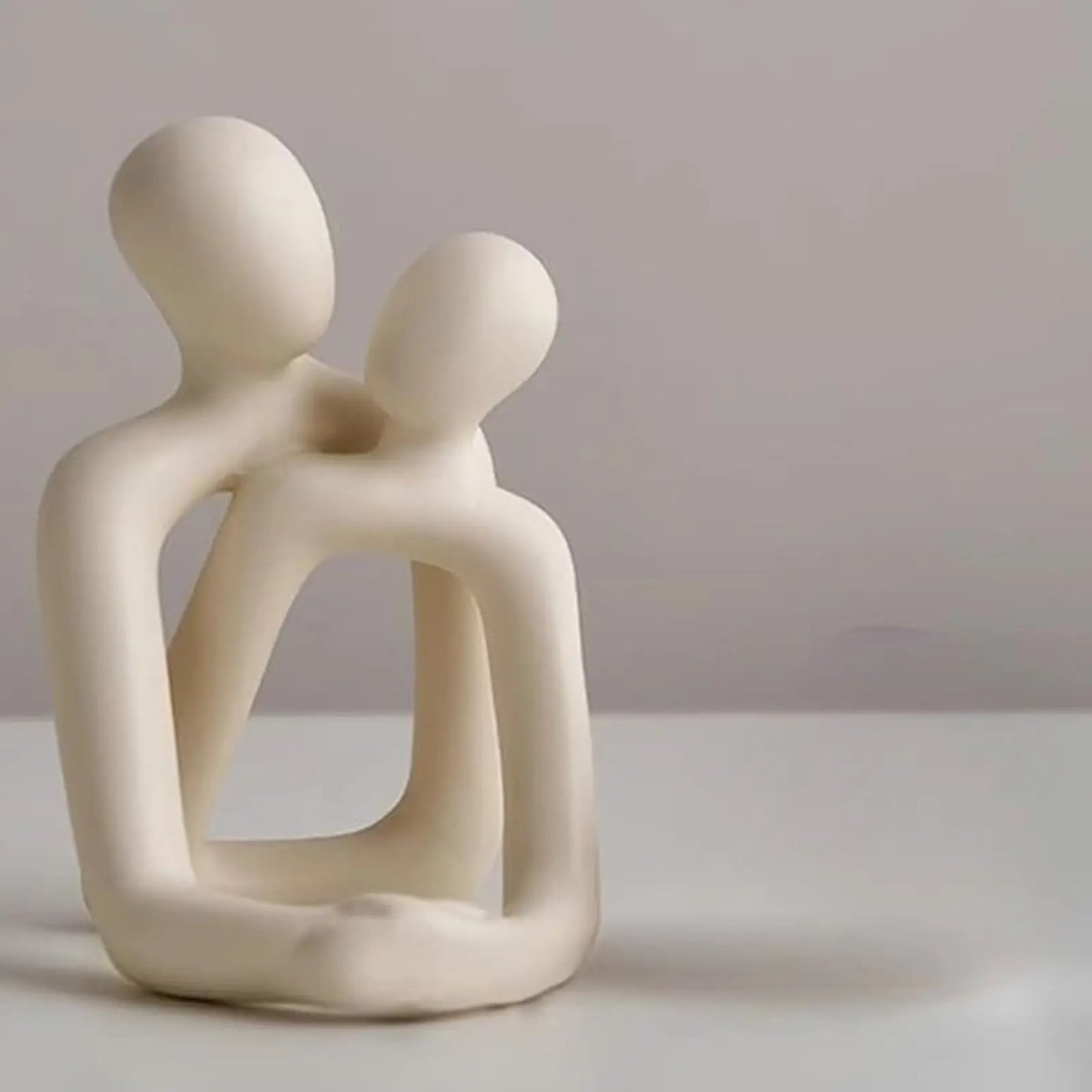 Statua in resina "Gli Innamorati" - Decorazione moderna porta oggetti