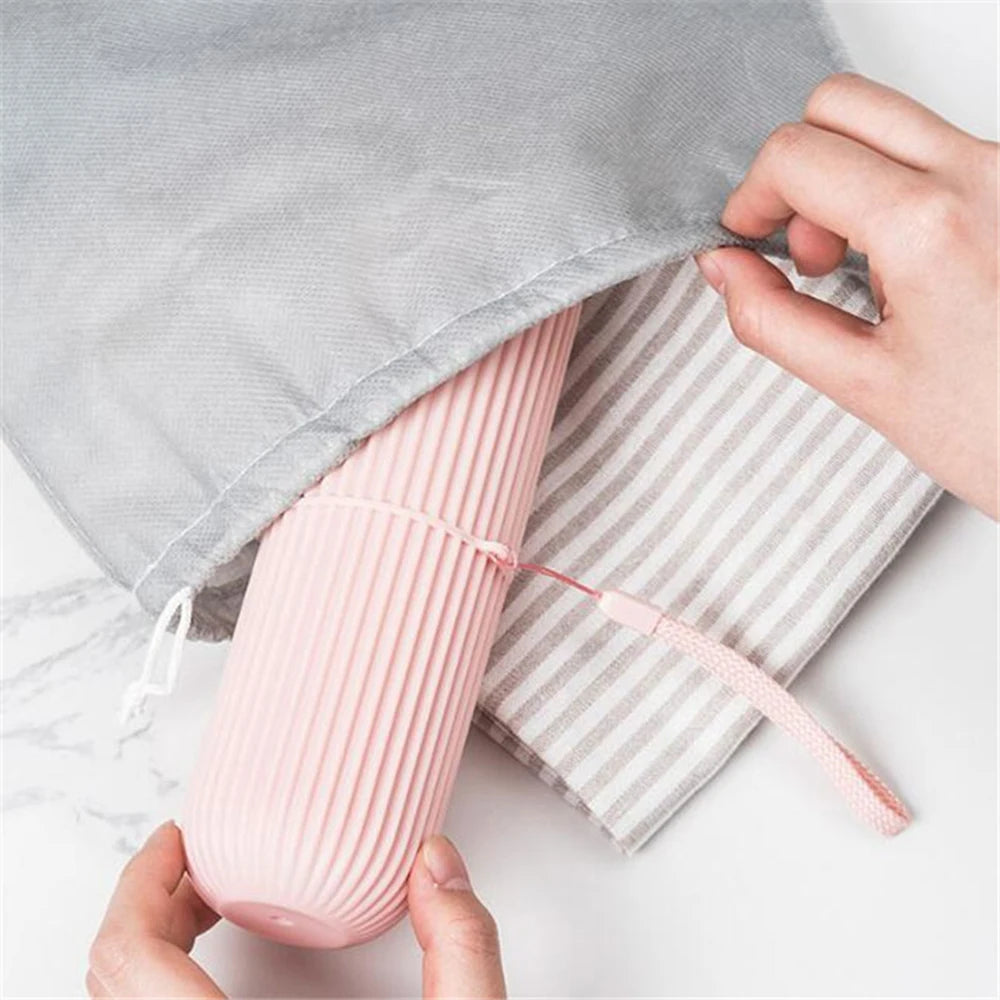 Porta spazzolino e dentifricio da viaffio - Compatto e resistente