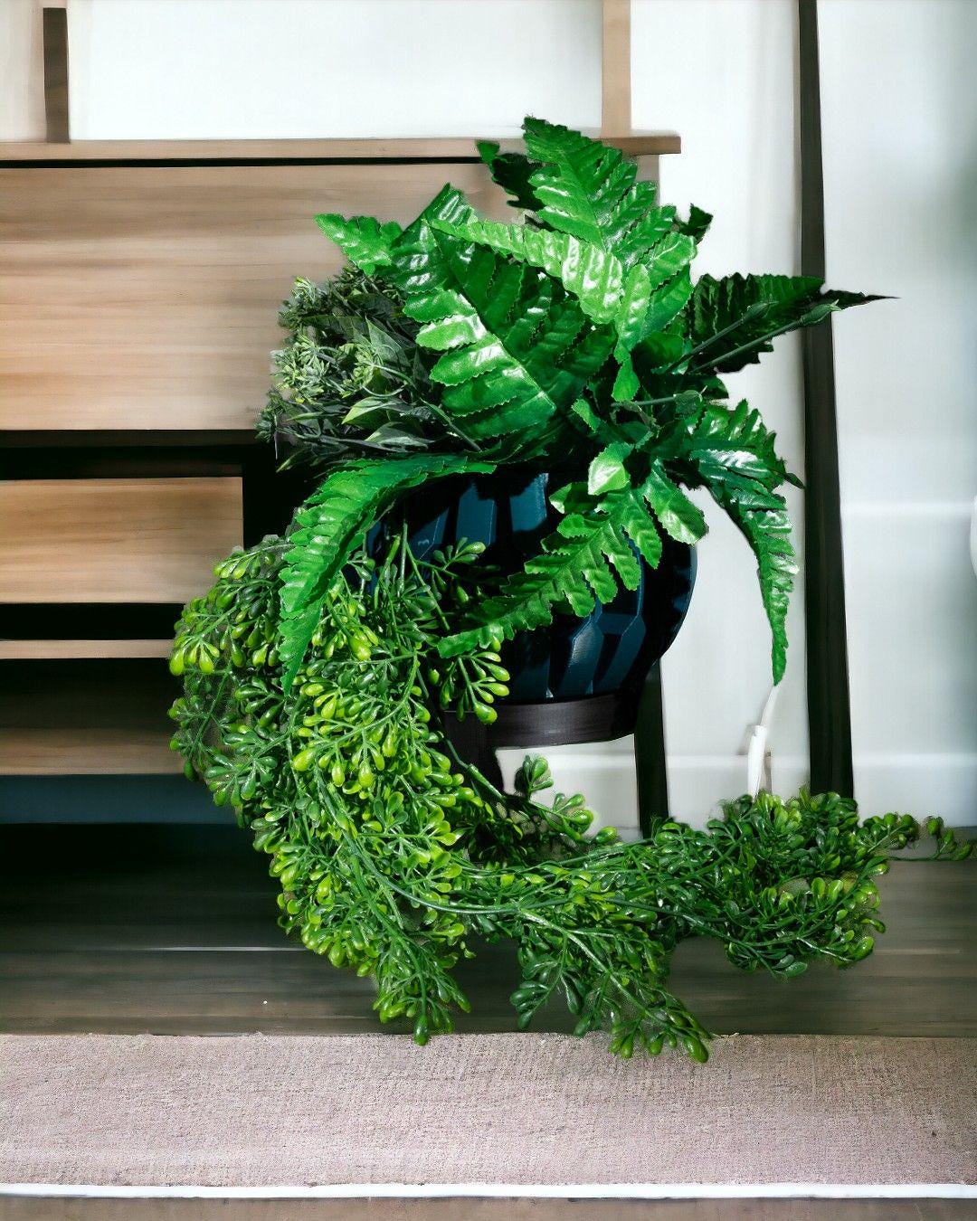 Gervi Planter – Moderna fioriera geometrica stampata in 3D con supporto e drenaggio, arredamento contemporaneo per la casa, vaso per piante grasse