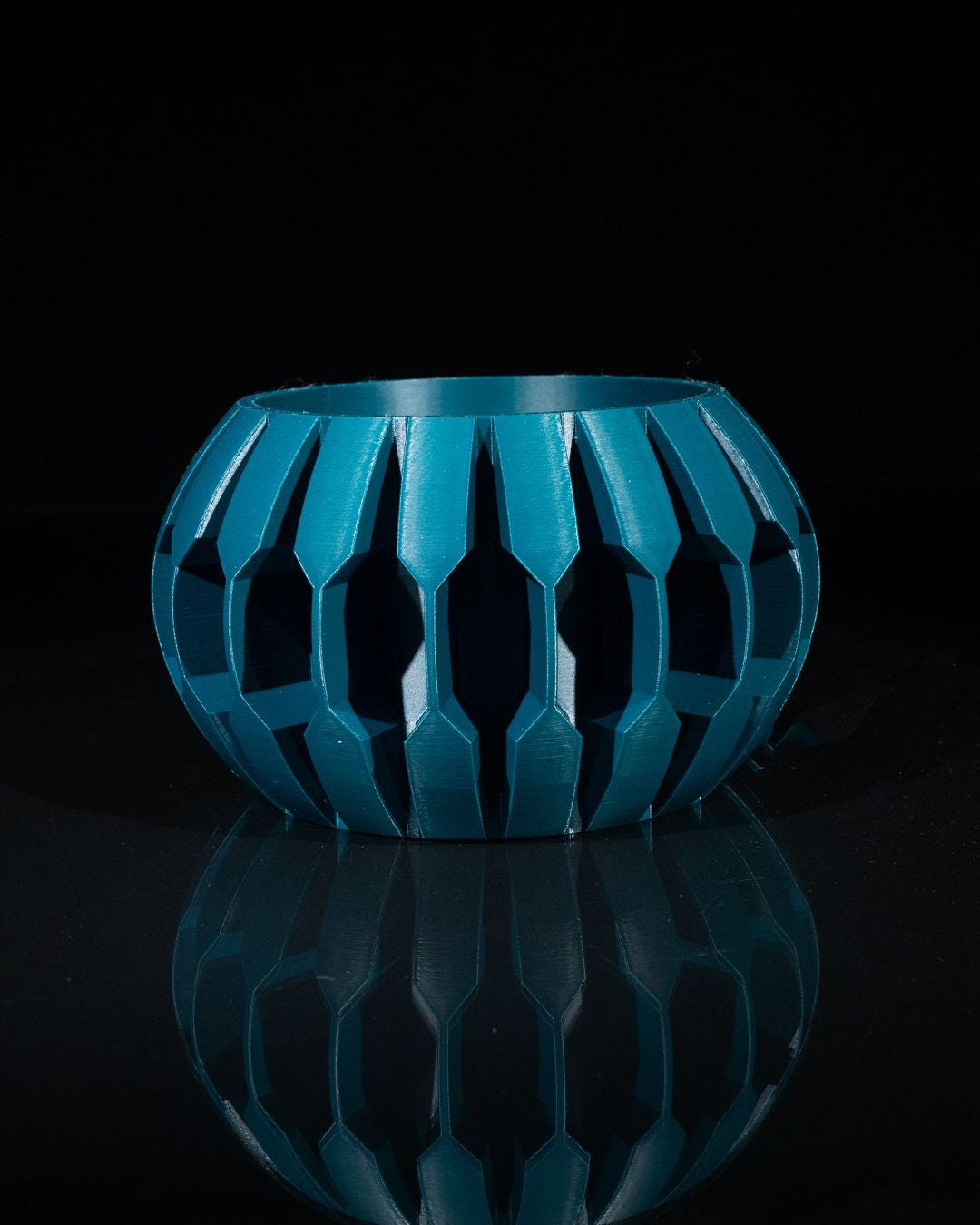 Gervi Planter – Moderna fioriera geometrica stampata in 3D con supporto e drenaggio, arredamento contemporaneo per la casa, vaso per piante grasse