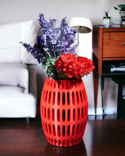 Havas Vase – Vaso geometrico moderno stampato in 3D, arredamento contemporaneo per la casa e pezzo decorativo scultoreo