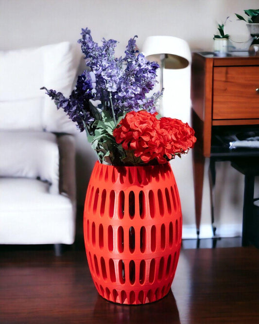 Havas Vase – Vaso geometrico moderno stampato in 3D, arredamento contemporaneo per la casa e pezzo decorativo scultoreo
