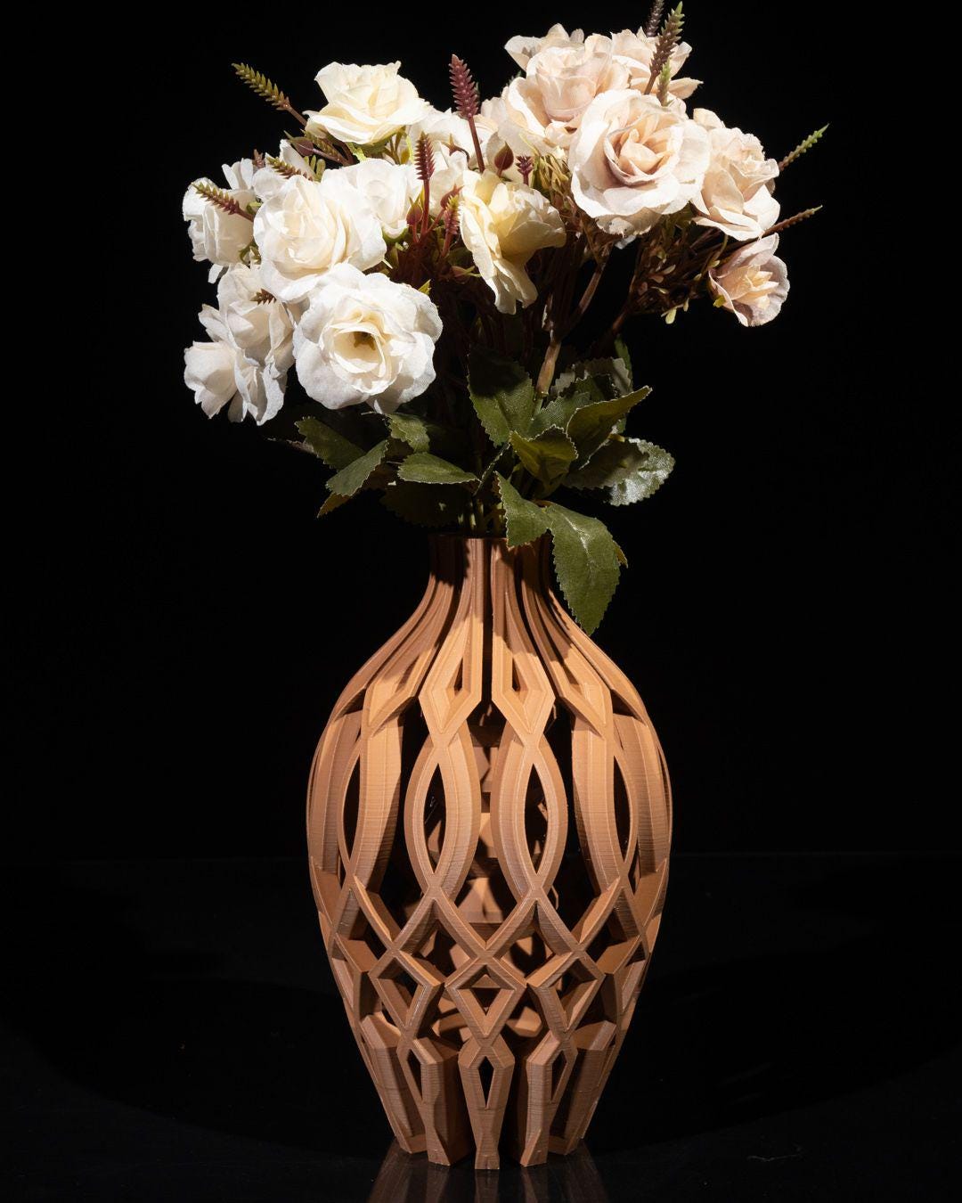 Vista Vase – Vaso decorativo moderno stampato in 3D | Elemento decorativo geometrico per la casa, design scultoreo