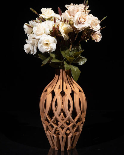 Vista Vase – Vaso decorativo moderno stampato in 3D | Elemento decorativo geometrico per la casa, design scultoreo