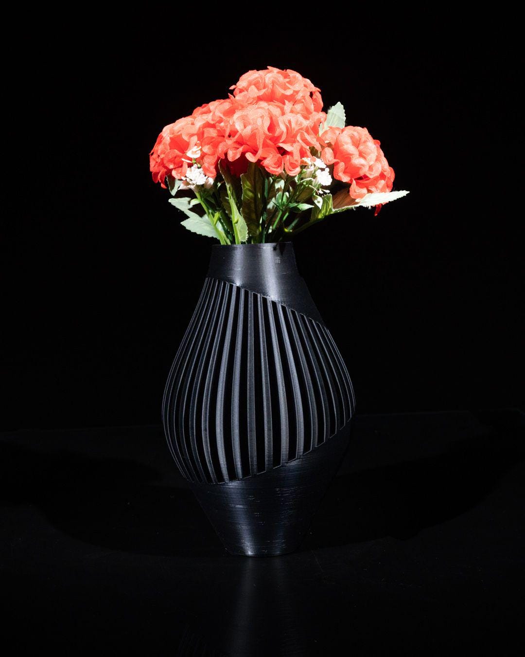 Rinex Vase – Elegante vaso geometrico stampato in 3D, moderno elemento decorativo per la casa, pezzo scultoreo architettonico