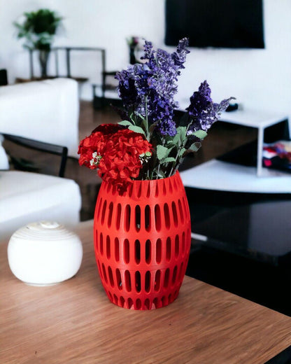 Havas Vase – Vaso geometrico moderno stampato in 3D, arredamento contemporaneo per la casa e pezzo decorativo scultoreo