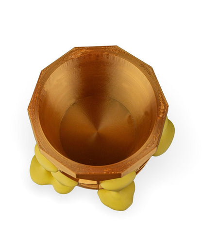 Honeycomb Planter – Vaso a nido d'ape stampato in 3D, design a forma di miele che gocciola, moderno vaso da interni