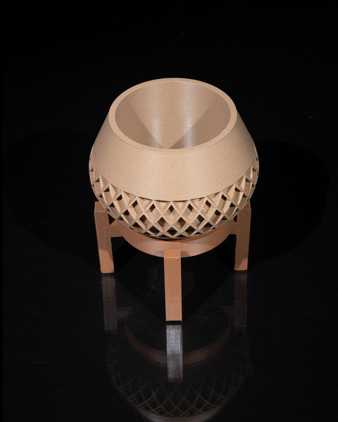 Elson Planter – moderna fioriera geometrica stampata in 3D, arredamento contemporaneo per la casa, vaso per piante grasse e portafiori da interno