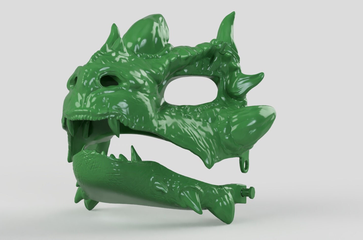 Maschera di Drago - File STL per Stampante 3D - Costume Unico e Personalizzabile per Cosplay e Feste