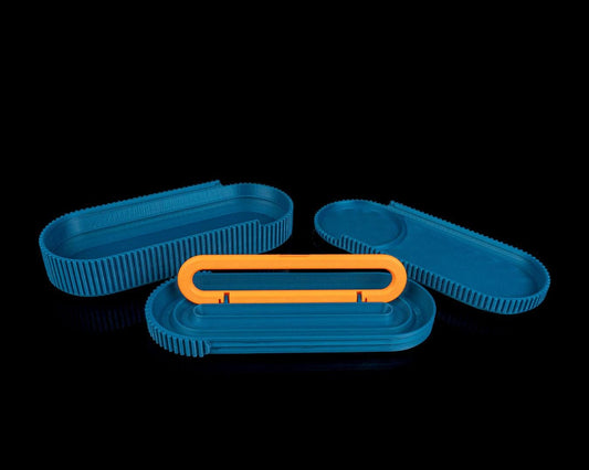 Linear Slat Kit – Set di organizer a doghe stampato in 3D, moderno e minimalista, per scrivania e vanità, eleganti accessori per la decorazione della casa